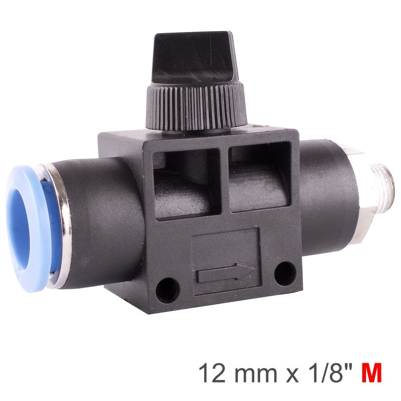 PU HOSE FITTING VALVE 12MM X 1/8&#39;M