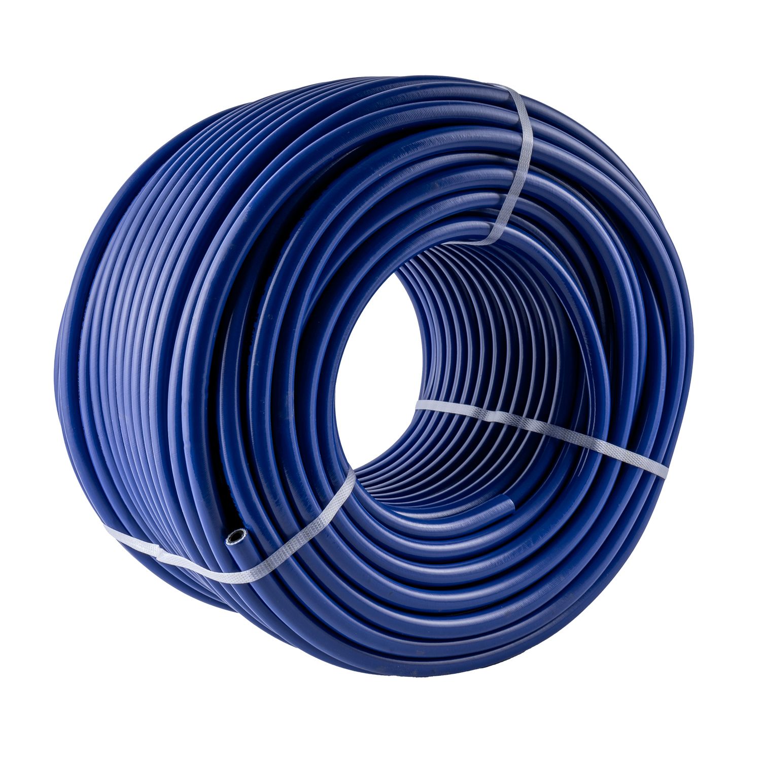 RUBBER HOSE 8MM X 15MM BLUE COLOUR X100M 80BAR