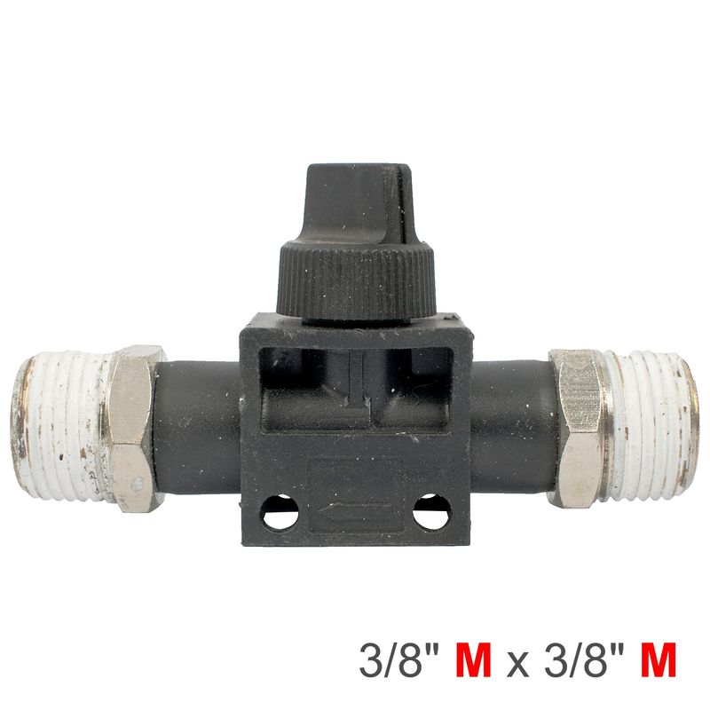 PU HOSE FITTING VALVE 3/8&#39;M X 3/8&#39;M