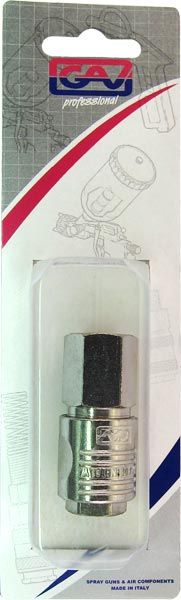QUICK COUPLER 3/8&#39;F PACKAGED EUROLINE