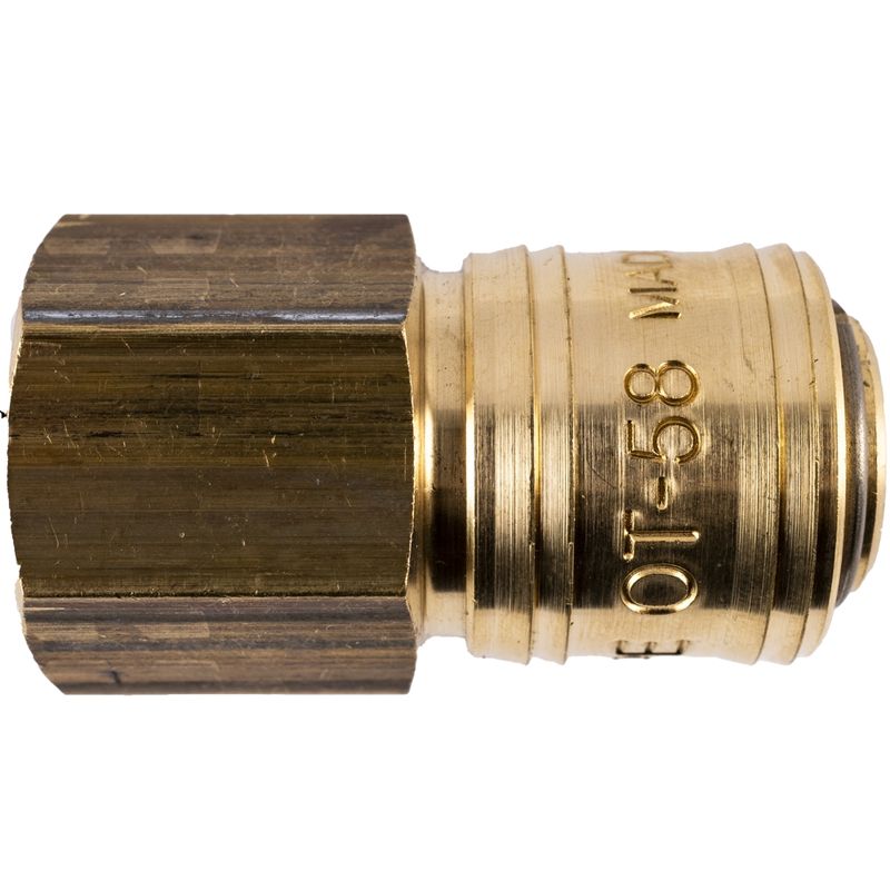 BRASS FEMALE QUICK COUPLER 1/2&#39;F GERMAN