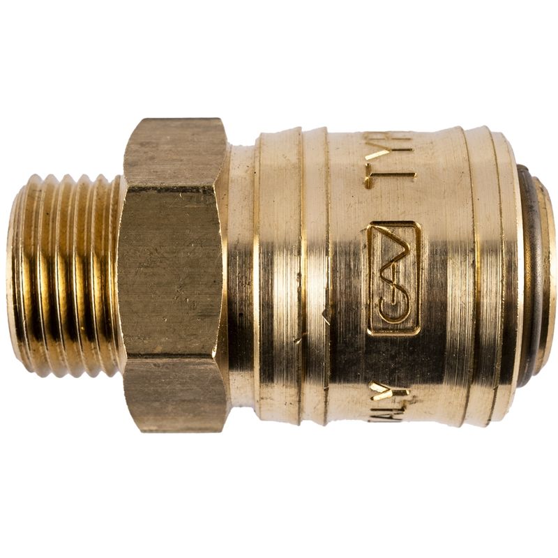 BRASS MALE QUICK COUPLER 3/8&#39;M GERMAN