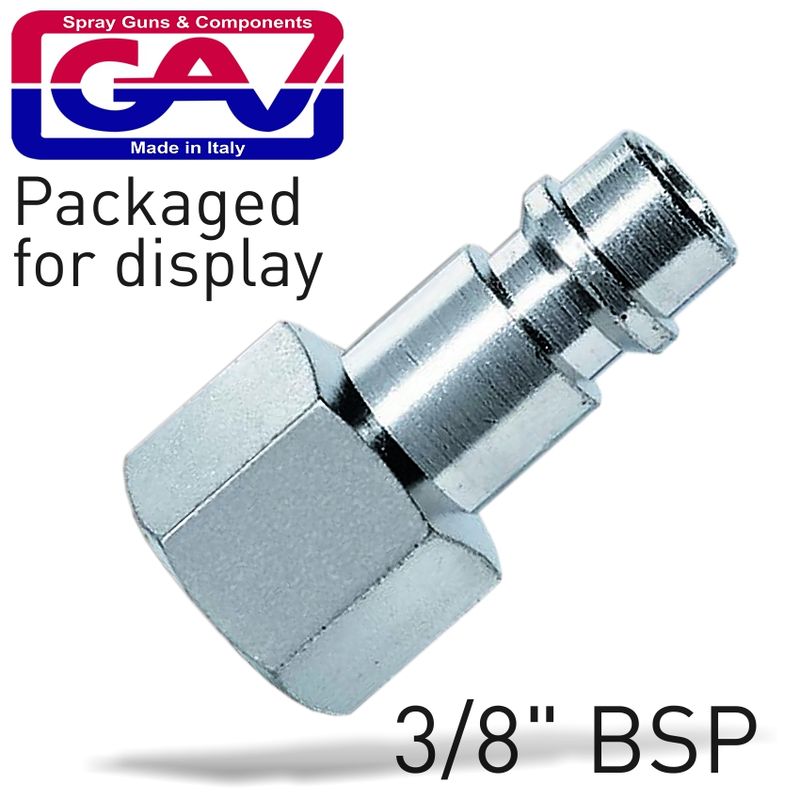 CONNECTOR GERMAN 3/8&#39; FEMALE 2 PACKAGED