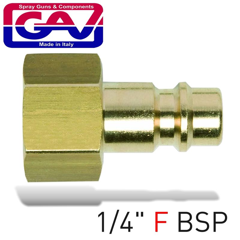 BRASS CONNECTOR 1/4&#39;F GERMAN
