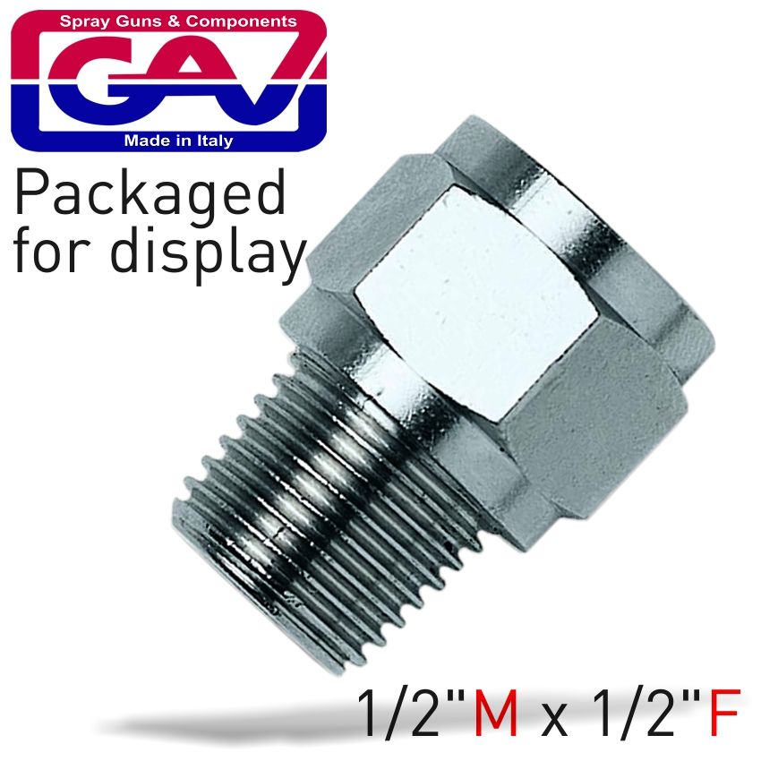 TAPER REDUCER BUSH 1/2 X 1/2 M/F PACKAGED