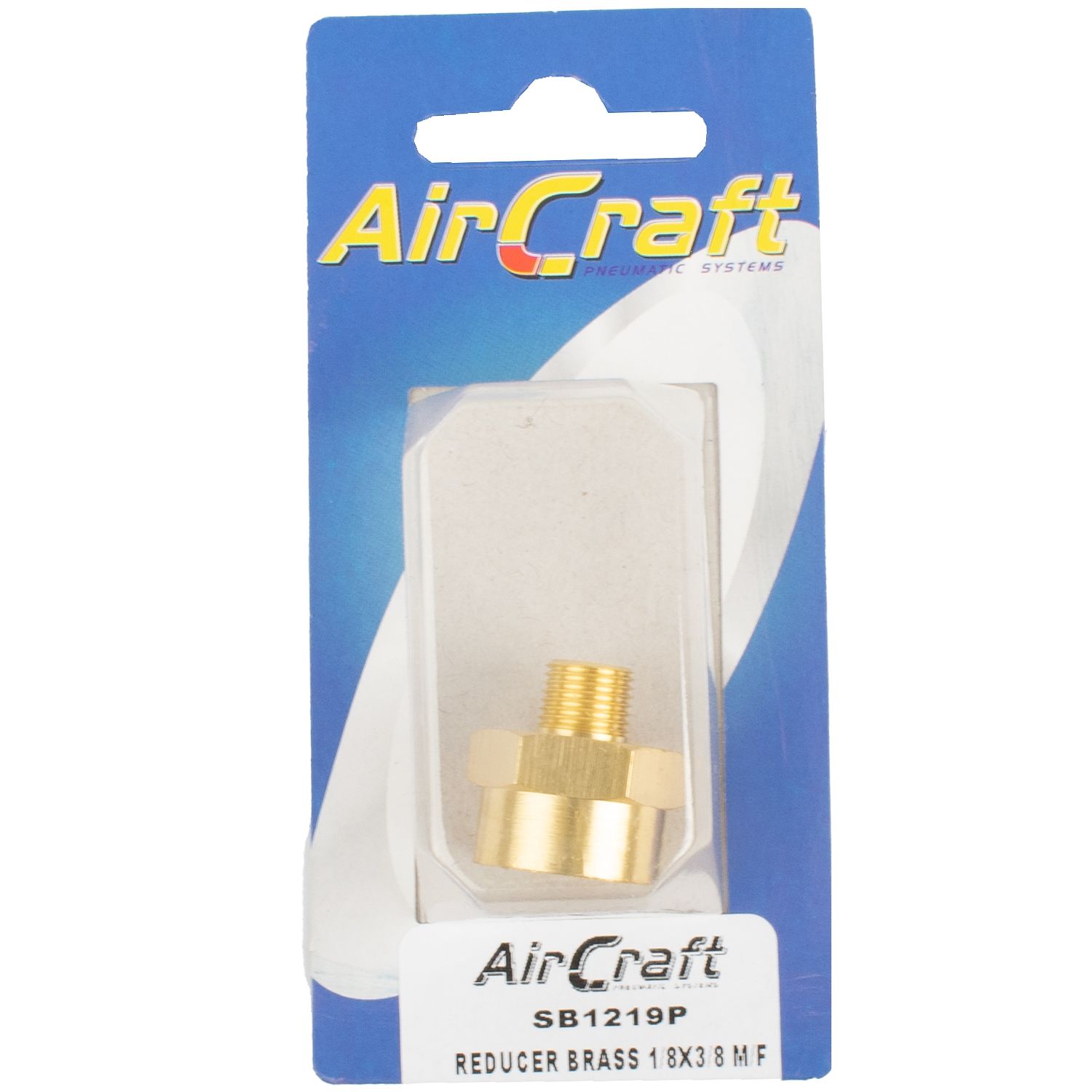 REDUCER BRASS 1/8X3/8 M/F 1PC PACK