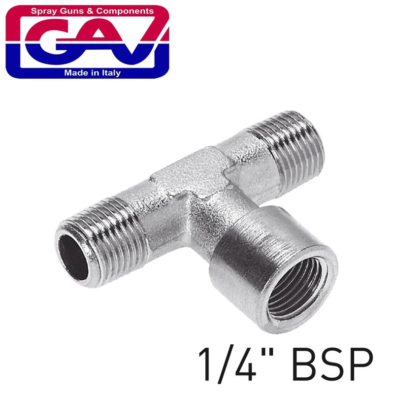 T CONNECTOR 1/4&#39; MFM