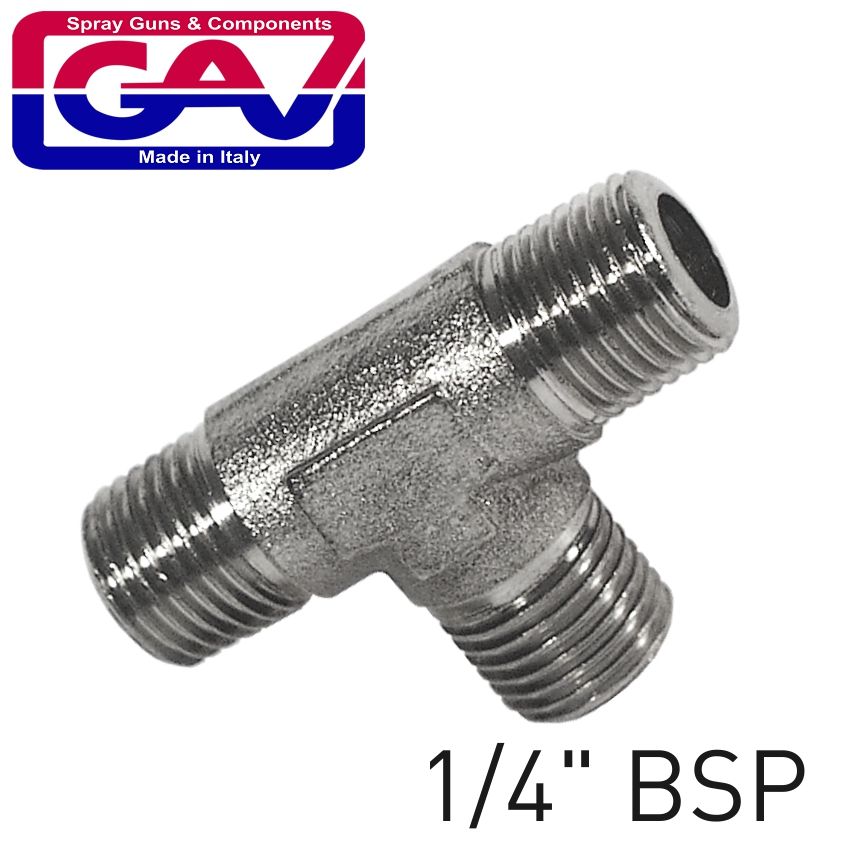 T CONNECTOR 1/4&#39;MMM