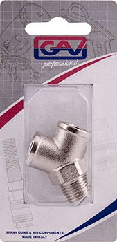 Y CONNECTOR 1/4&#39;MFF GIO1071-2 PACKAGED