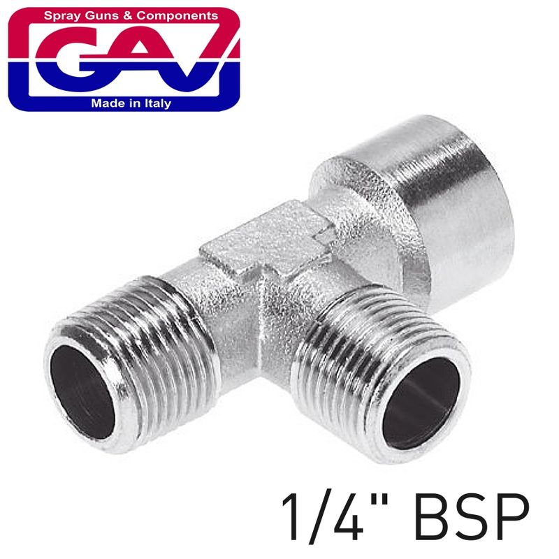 T CONNECTOR 1/4&#39; MMF