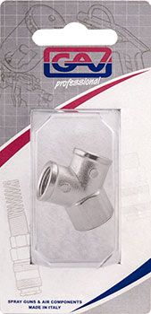 Y CONNECTOR FFF 1/4&#39; PACKAGED