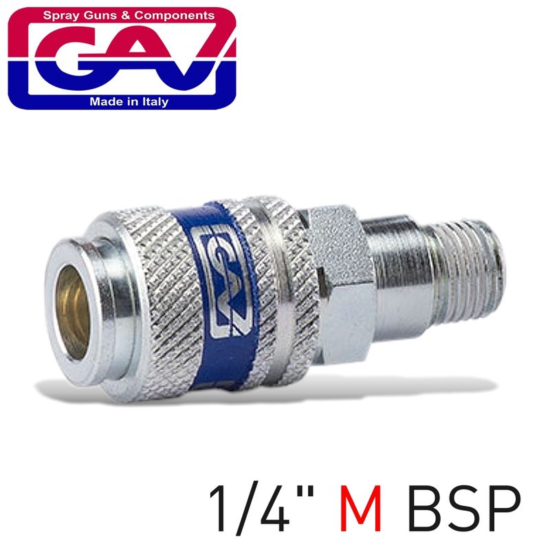 HARDENED STEEL QUICK COUPLER 1/4&#39;M