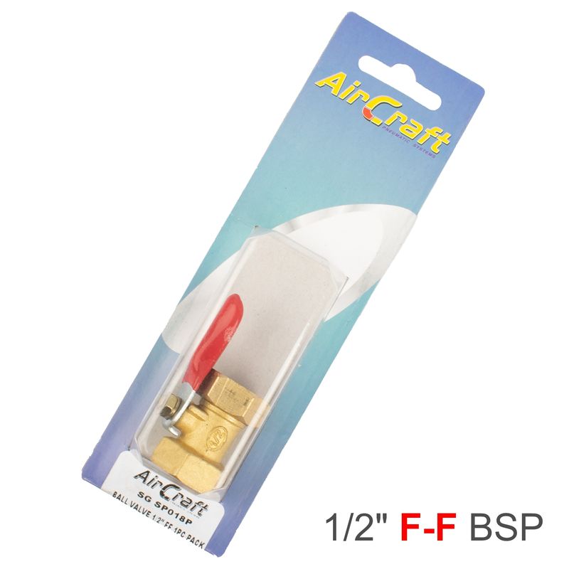 BALL VALVE 1/2&#39; FF 1PC PACK