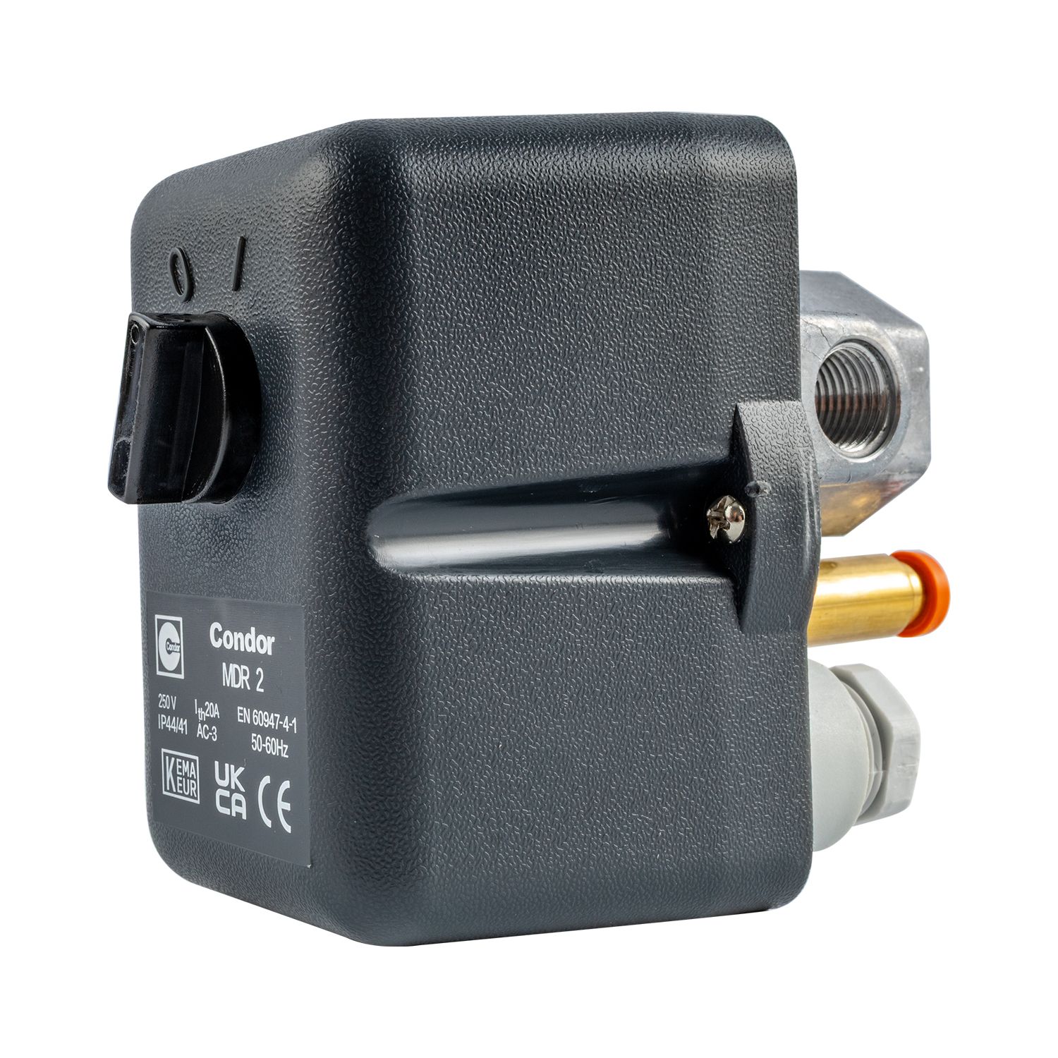 CONDOR PRESSURE SWITCH 1 PHASE 4 WAY BLACK SWITCH