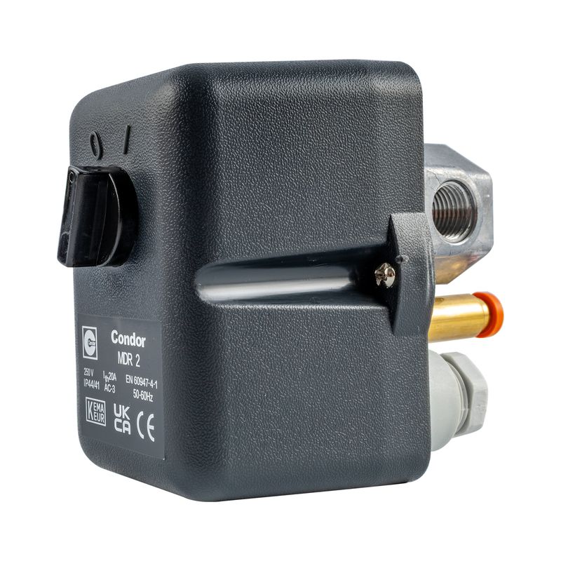 CONDOR PRESSURE SWITCH 1 PHASE 4 WAY BLACK SWITCH
