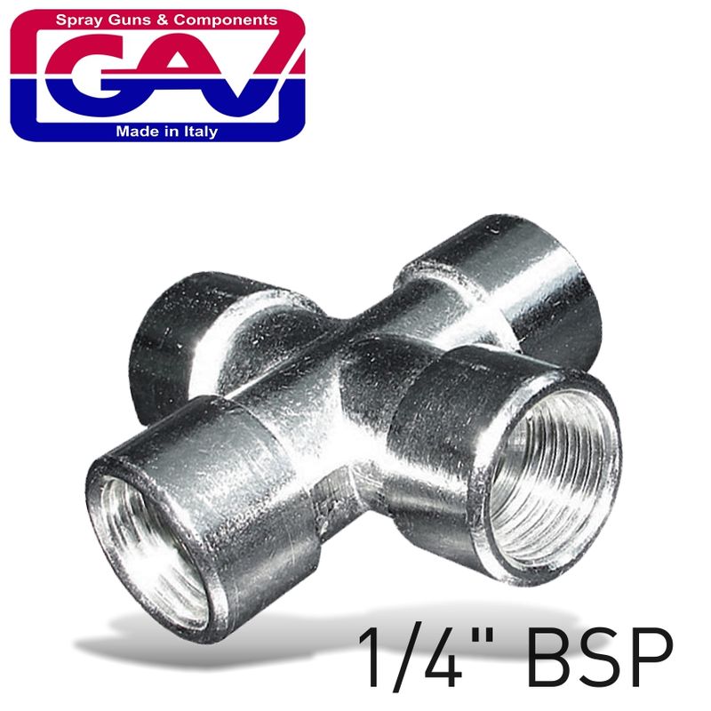 4 WAY CONNECTOR 1/4&#39; FFFF