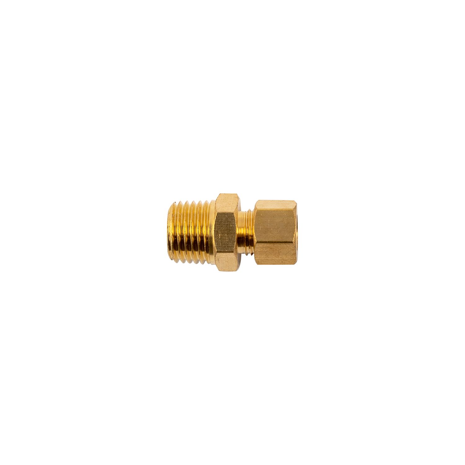 BRASS CONICAL STR. 6MM X 1/4&#39; M