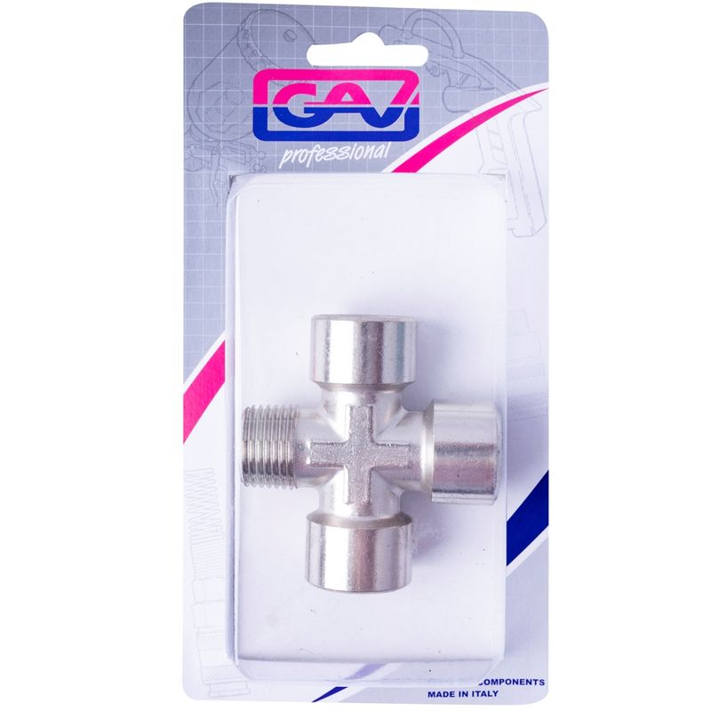 4-WAY CONNECTOR 1/2&#39;3F/1M PACKAGED
