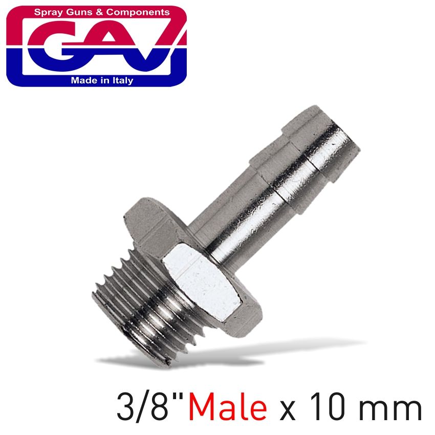 HOSE ADAPTOR 3/8&#39;M X 10MM