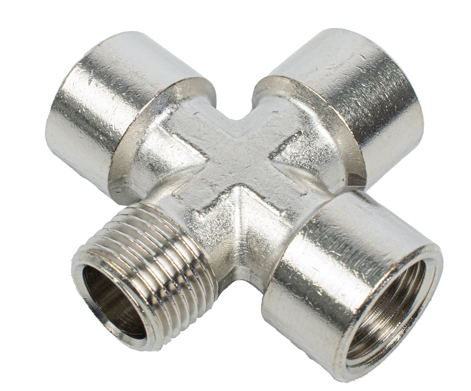 4-WAY CONNECTOR 1/2&#39;3F/1M
