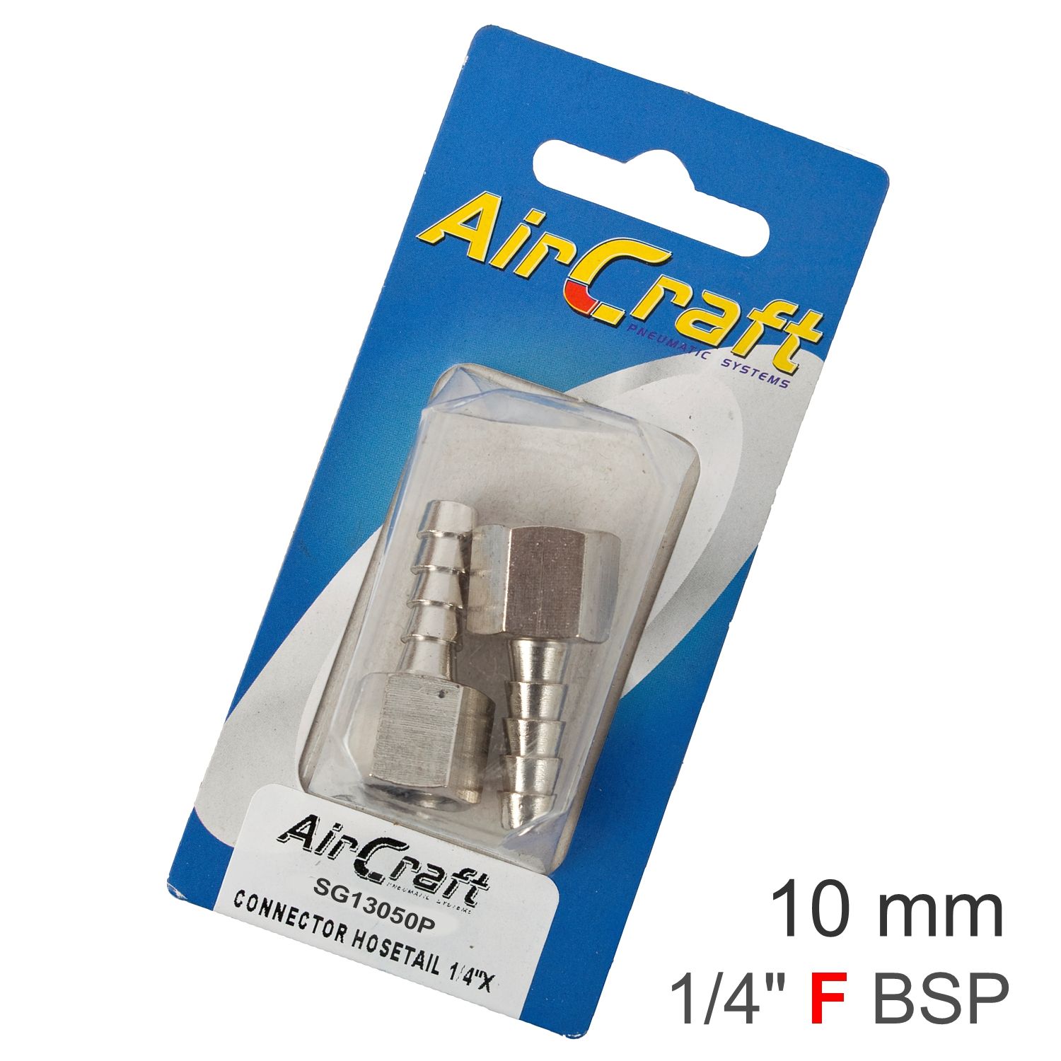 HOSETAIL 1/4&#39;F X 10MM 2PC PACK