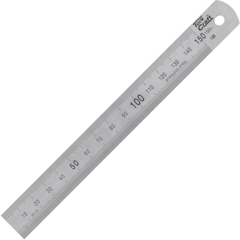 STAINLESS STEEL150X19X0.8MM RULER