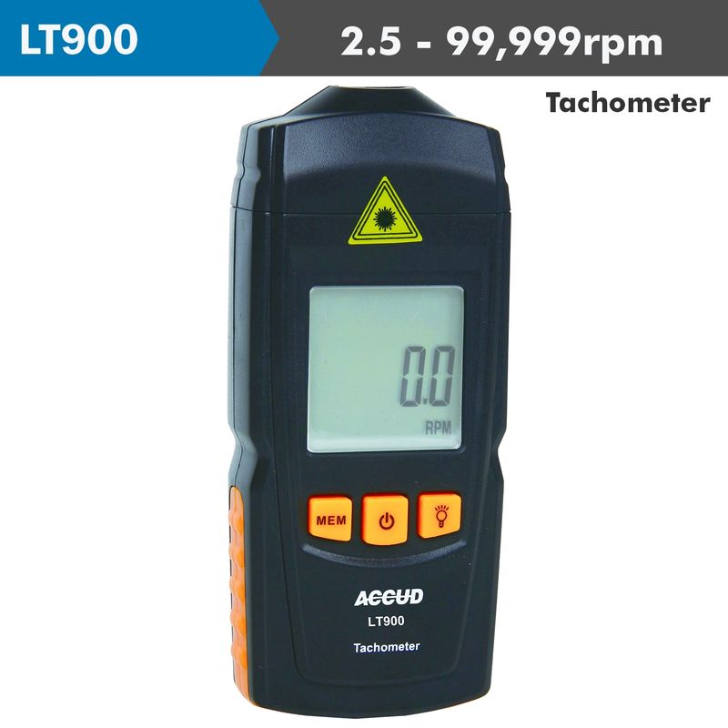 LASER TACHOMETER 2.5 - 99999RP MRANGE  0.1 RPM