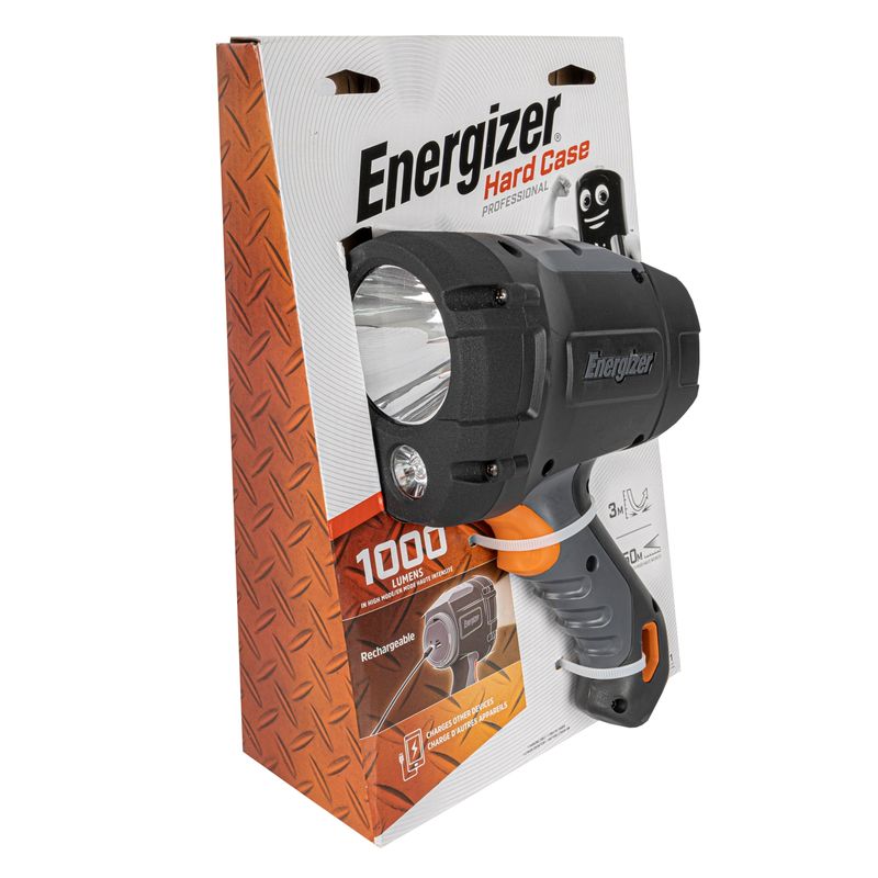 ENERGIZER HARD CASE RECHARGEABLE SPOTLIGHT 1000 LUMENS