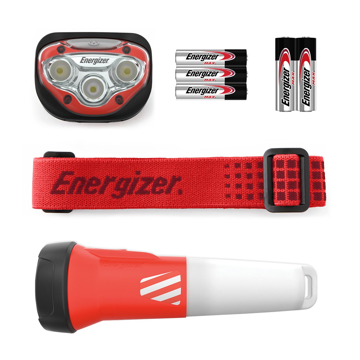 ENERGIZER AUTO EMERGANCY LIGHT SET WITH BATTERIES