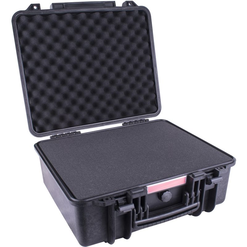 HARD CASE 462X435X225MM OD WITH FOAM BLACK WATER &amp; DUST PROOF