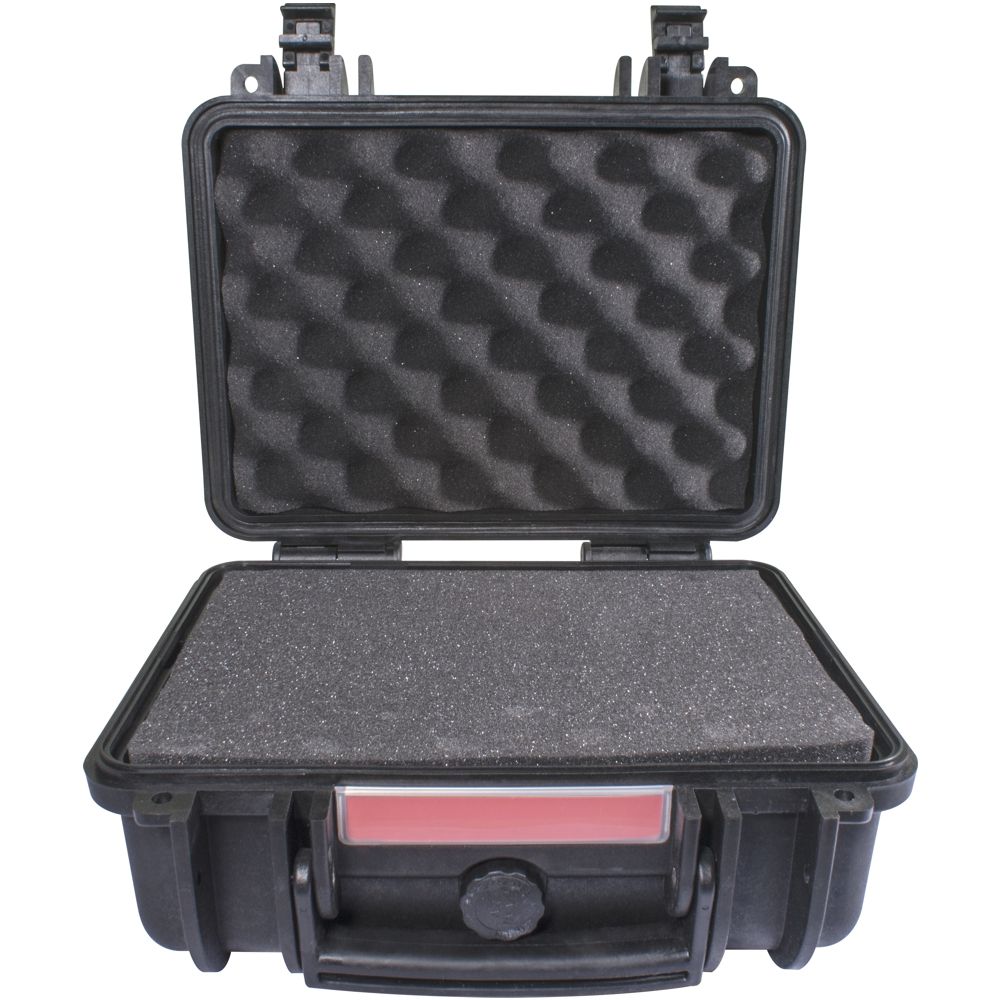 HARD CASE 310X275X155MM OD WITH FOAM BLACK WATER &amp; DUST PROOF (272012)