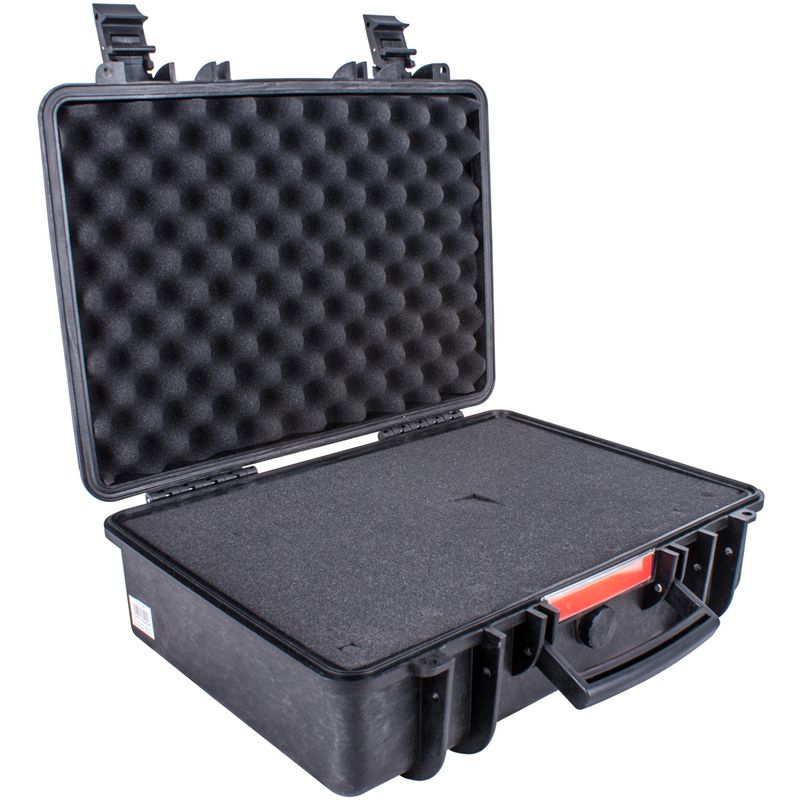 HARD CASE 460X355X175MM OD WITH FOAM BLACK WATER &amp; DUST PROOF 433015