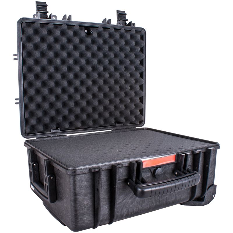 HARD CASE 530X435X260MM OD WITH FOAM BLACK WATER &amp; DUST PROOF 483720