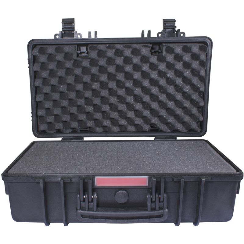 HARD CASE 565X355X220MM OD WITH FOAM BLACK WATER &amp; DUST PROOF (512717)