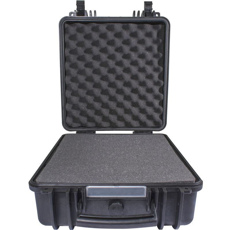 HARD CASE 425X370X210MM OD WITH FOAM BLACK WATER &amp; DUST PROOF (333517)