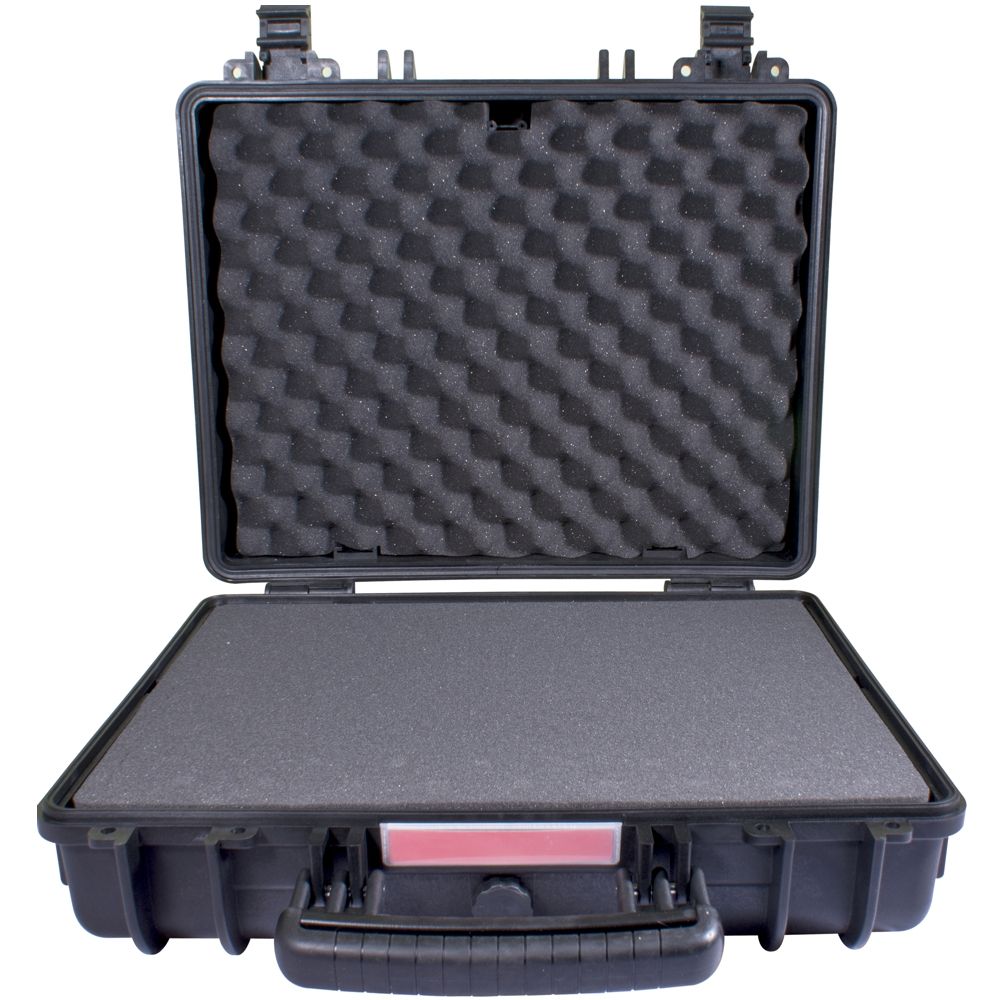 HARD CASE 410X340X220MM OD WITH FOAM BLACK WATER &amp; DUST PROOF (443412)