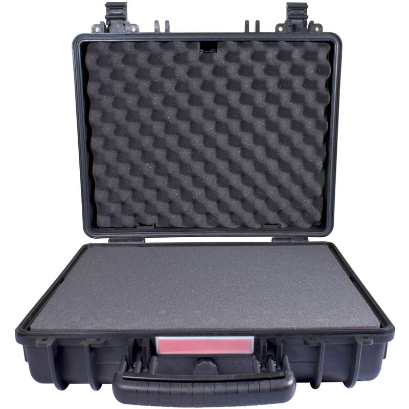 HARD CASE 410X340X220MM OD WITH FOAM BLACK WATER &amp; DUST PROOF (443412)