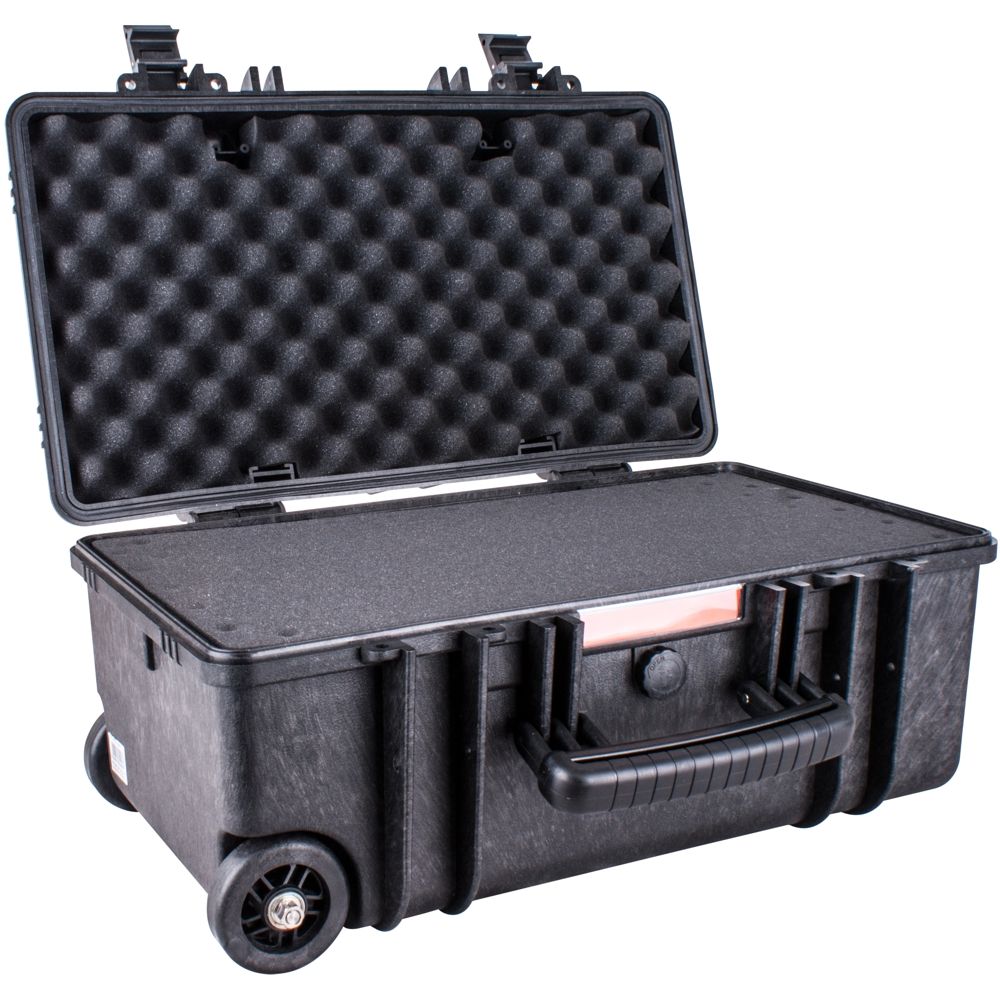 HARD CASE 570X360X265MM OD WITH FOAM BLACK WATER &amp; DUST PROOF 512722