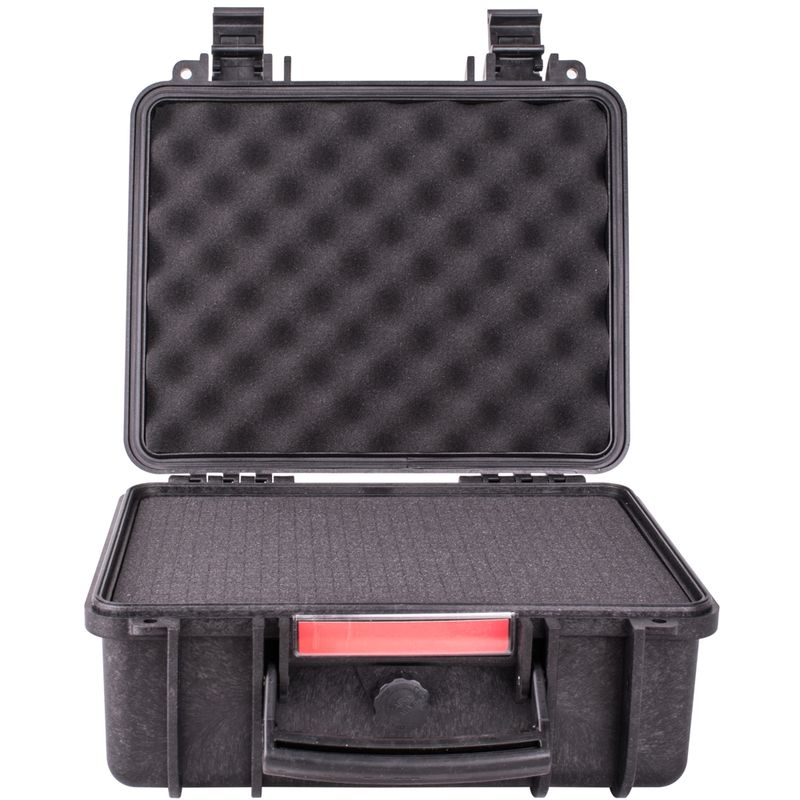 HARD CASE 350X315X165MM OD WITH FOAM BLACK WATER &amp; DUST PROOF (312413)
