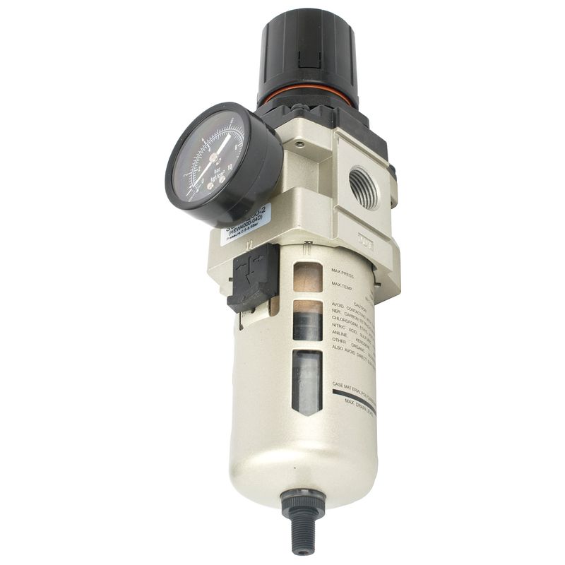 FILTER / REGULATOR 1/2&#39; IN LINE WITH AUTO DRAIN