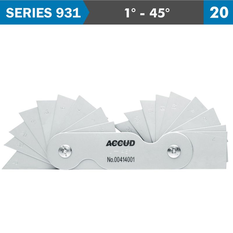 ANGLE GAUGE 1-45 DEG. 20 LEAVES 30&amp;#039; ACC.