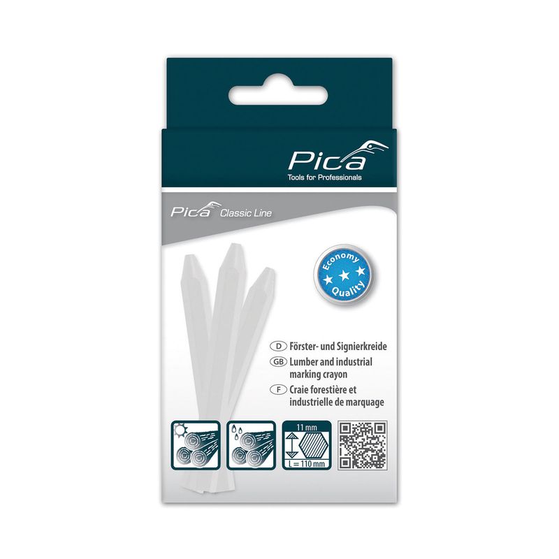 MARKING CRAYON ECO 11X110MM WHITE