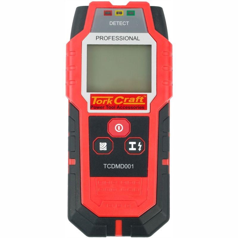 DIGITAL METAL DETECTOR FER &amp; NON FER METALS 0-80MM AUT-CAL. FUNC 9V BA