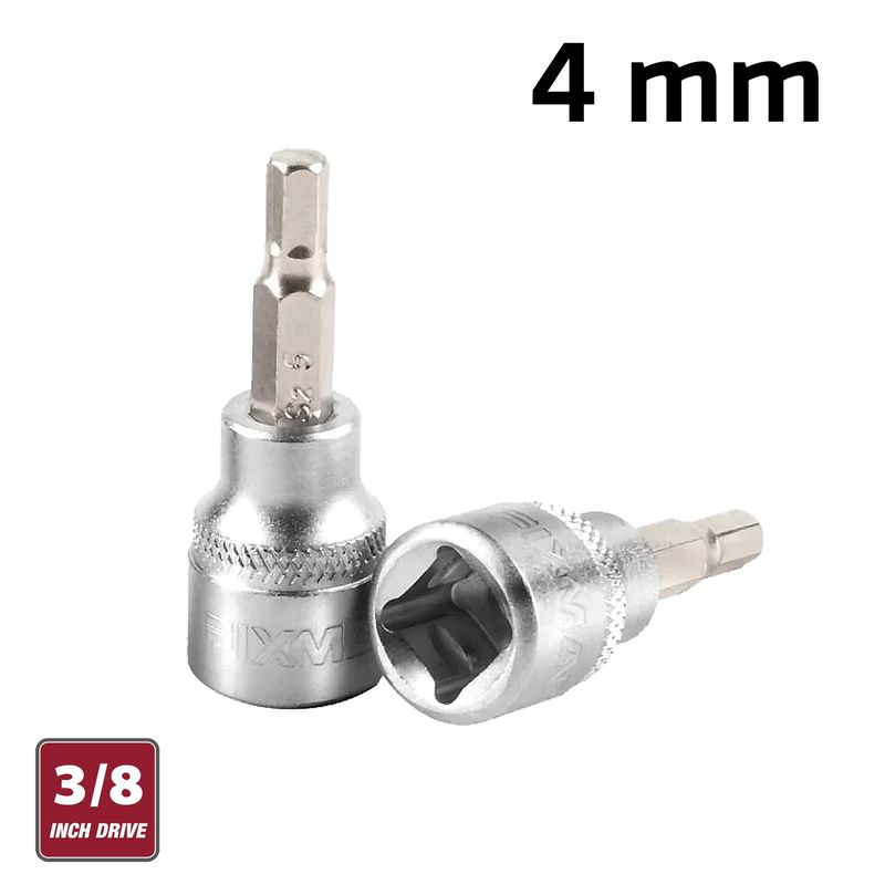 FIXMAN 3/8&#39; DR.BIT SOCKET 4MM HEX ALLEN H4