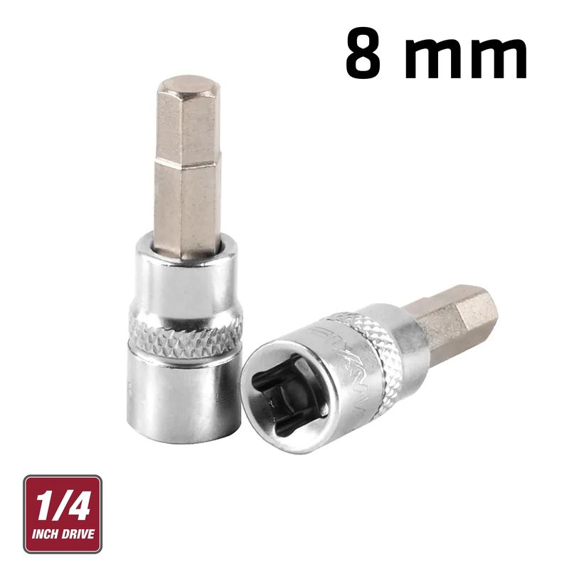 FIXMAN 1/4&#39; DR.BIT SOCKET 8MM HEX ALLEN H8