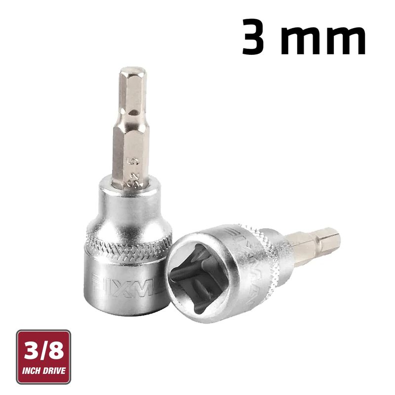 FIXMAN 3/8&#39; DR.BIT SOCKET 3MM HEX ALLEN H3