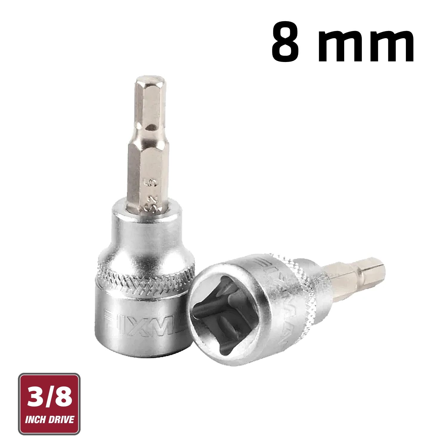 FIXMAN 3/8&#39; DR.BIT SOCKET 8MM HEX ALLEN H8