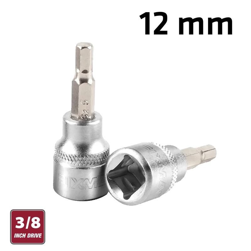 FIXMAN 3/8&#39; DR.BIT SOCKET 12MM HEX ALLEN H12