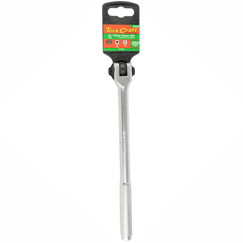 POWER BAR 3/8&#39;M DRIVE 250MM SWIVEL HEAD  STEEL HANDLE SOCKET