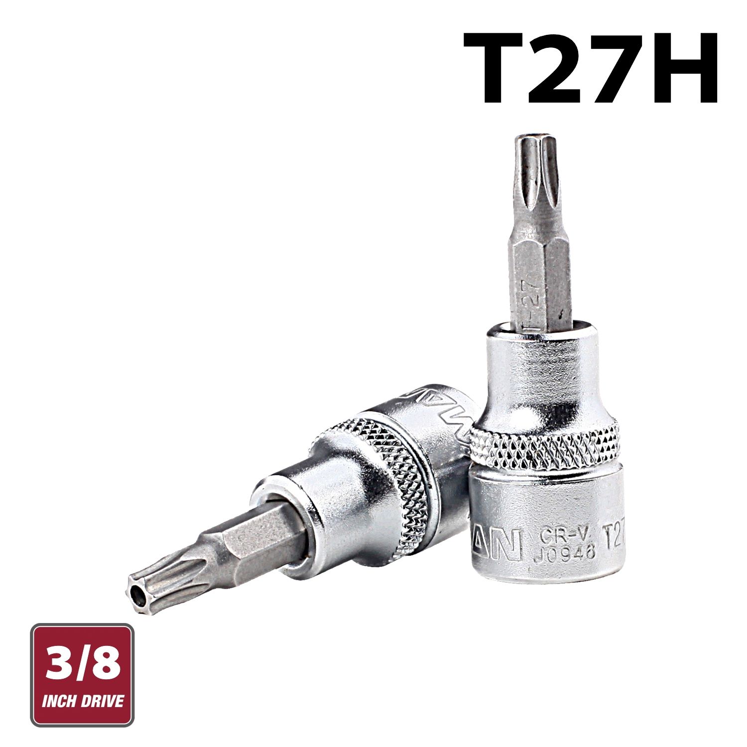 FIXMAN 3/8&#39; DR.BIT SOCKET T27H TORX SECURITY
